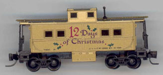 Christmas caboose